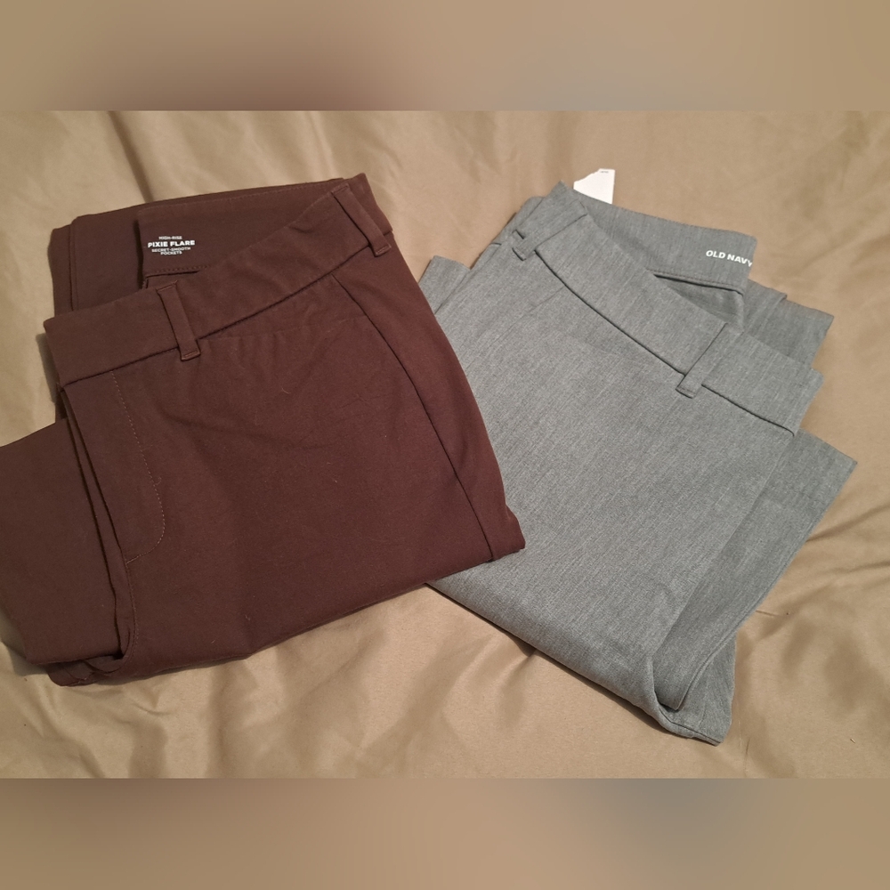 Old Navy Brown & Grey Dresspants